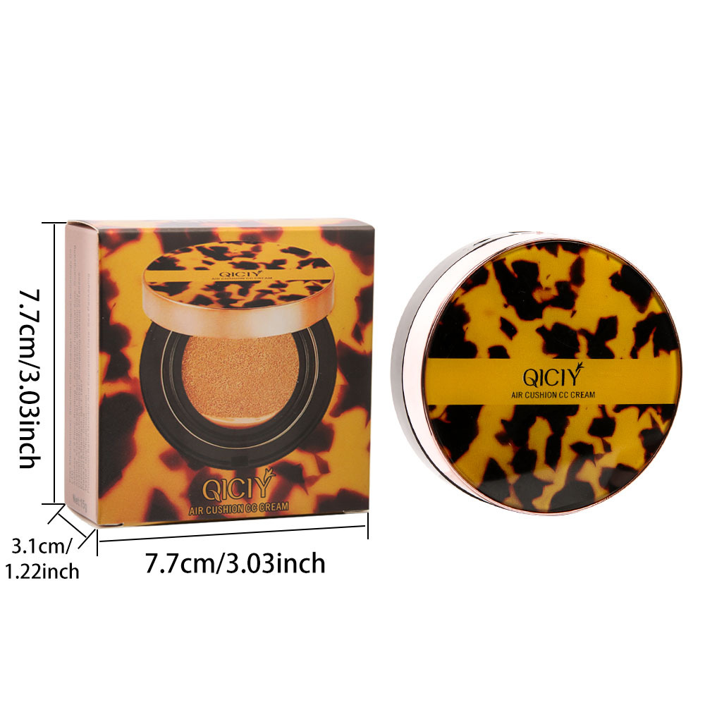 Cross-border exclusive supply: QICIY+ 3-color Cushion CC Cream Hydrating Concealer Star Cushion BB Cream Nude Makeup Moisturizing Powder Cushion Item Picture