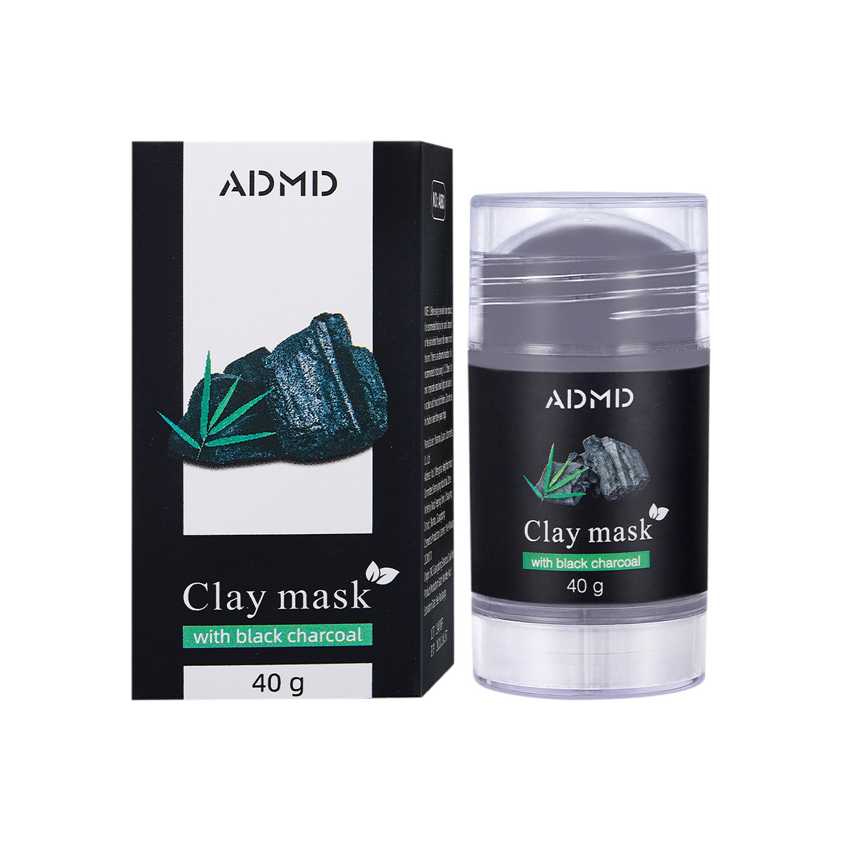 The cross-border bestseller ADMD bamboo charcoal mud mask stick is a cleansing and oil-control mask stick that can absorb and shrink pores Item Picture