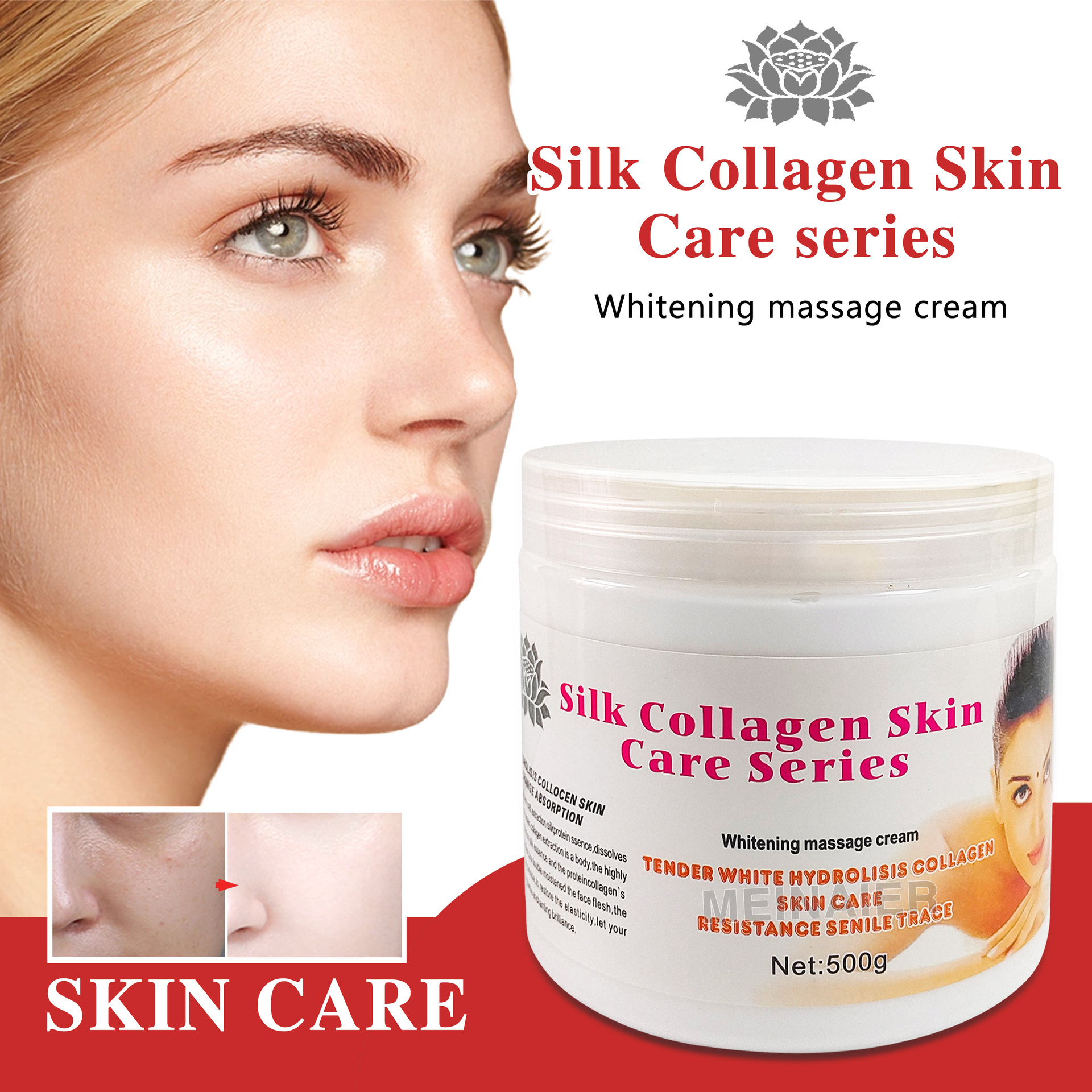 Cross-border export collagen massage cream, repair and nourishing massage cream, firming and brightening face cream factory wholesale details Picture