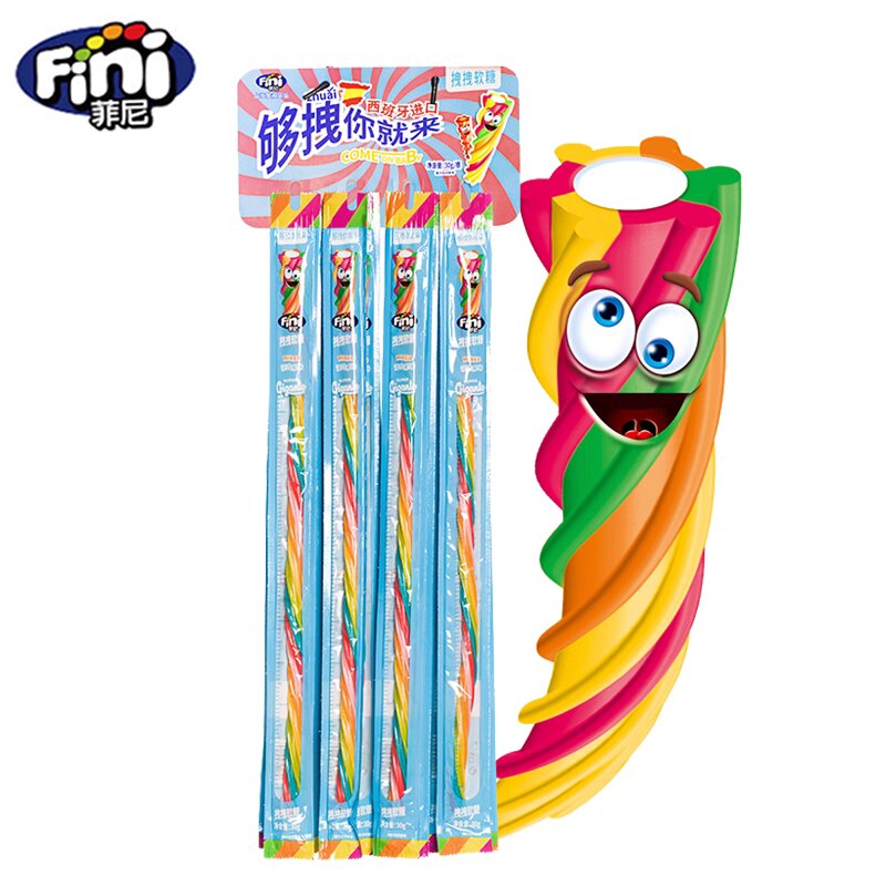 包邮 西班牙原装进口零食菲尼拽拽软糖30g 混合果味休闲食品糖果