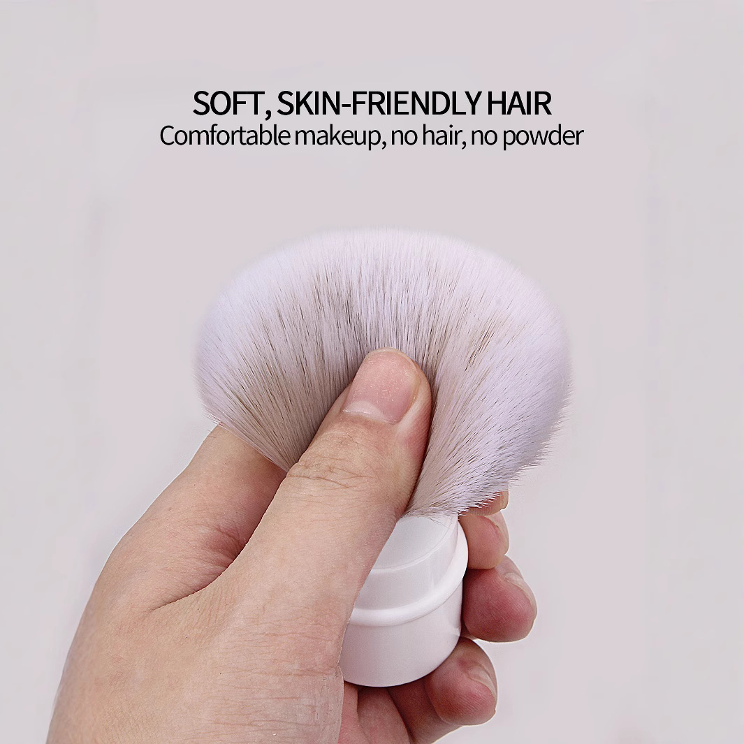 Portable mini telescopic brush, super soft bristle blush brush, foundation brush, nail dust brush, factory stock, first-hand supply details Picture