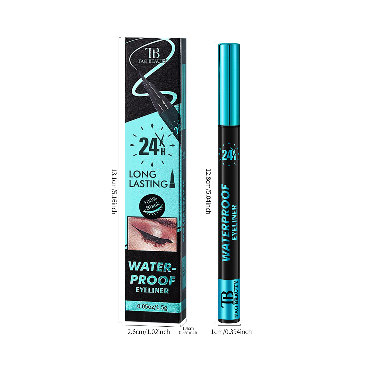 【 Cross-border Exclusive 】Tao Beauty Eyeliner Pen Smooth, Waterproof, sweat-proof, Amazon bestseller, not easy to smudge Item Picture