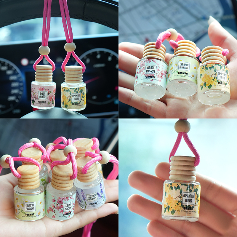 【 Cross-border Exclusive 】FORMBO Car Aromatherapy High-end Pendant Essential Oil Fragrance, Long-lasting Fragrance, Amazon Bestseller Specification drawing