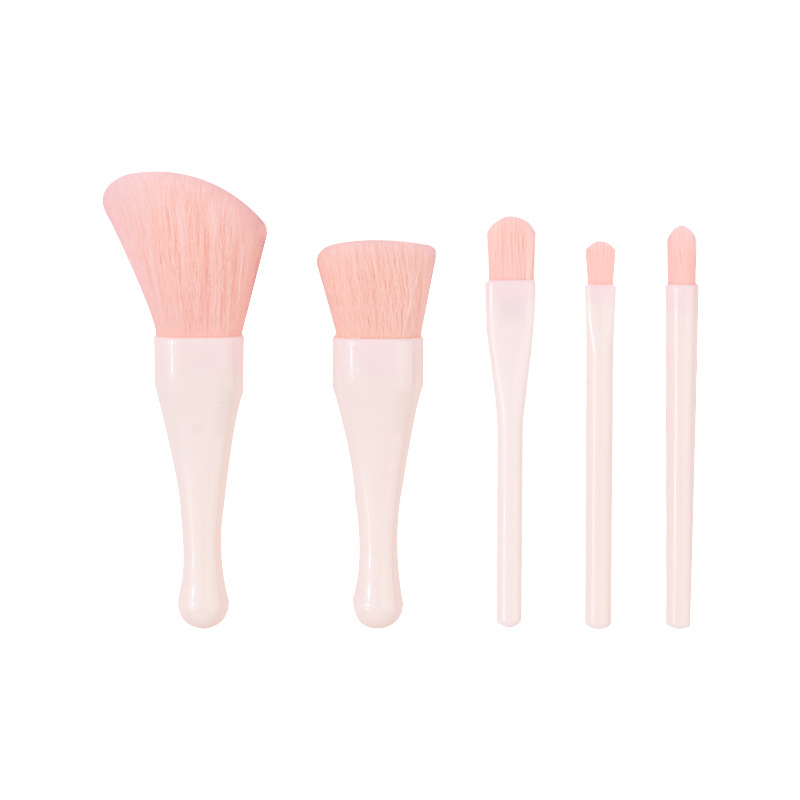 Wholesale of 5 mirror cases, shell makeup brushes, travel portable makeup brushes, cross-border bestsellers Item Picture