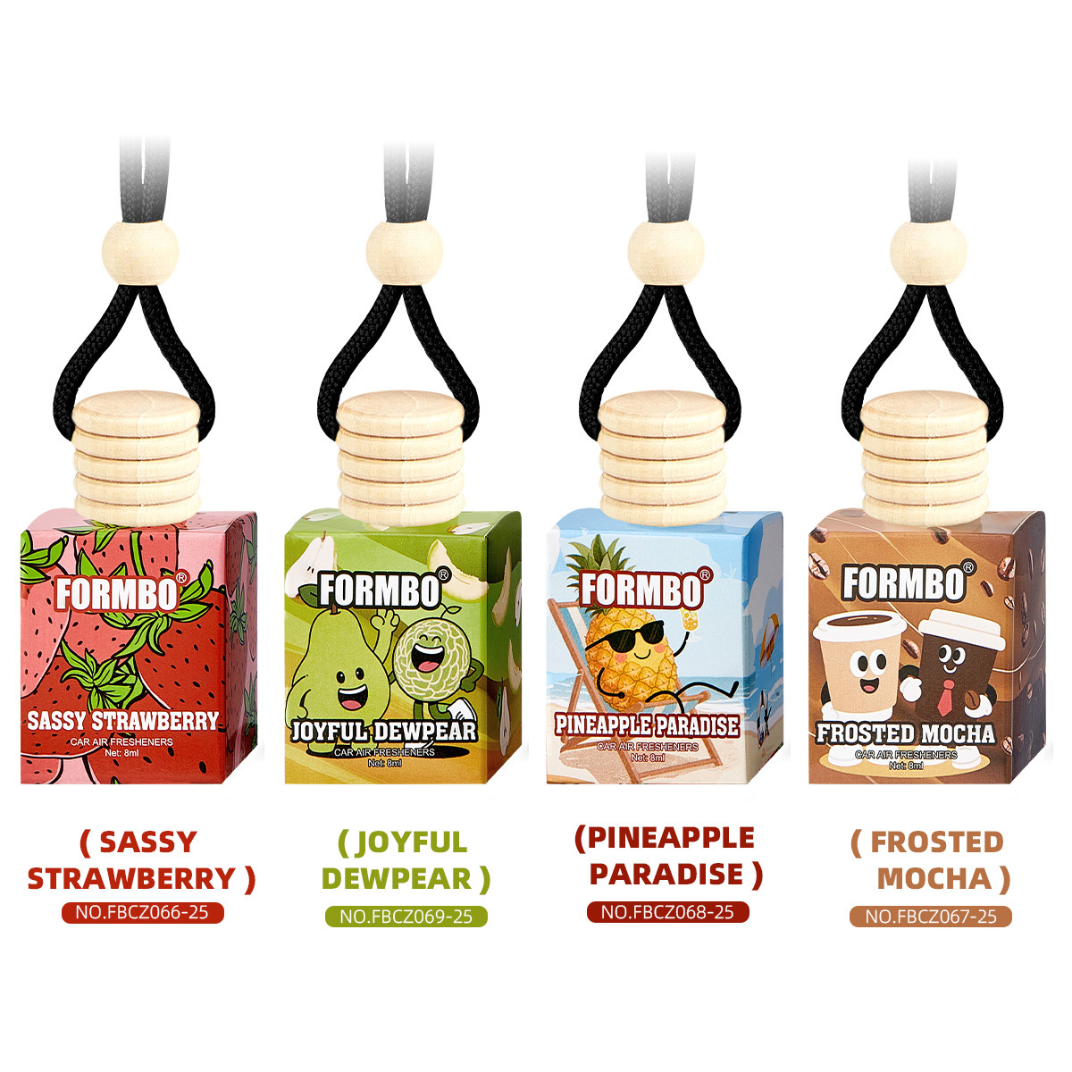 Cross-border exclusive FORMBO car perfume, refreshing car bedroom perfume, long-lasting fragrance, deodorizing Item Picture