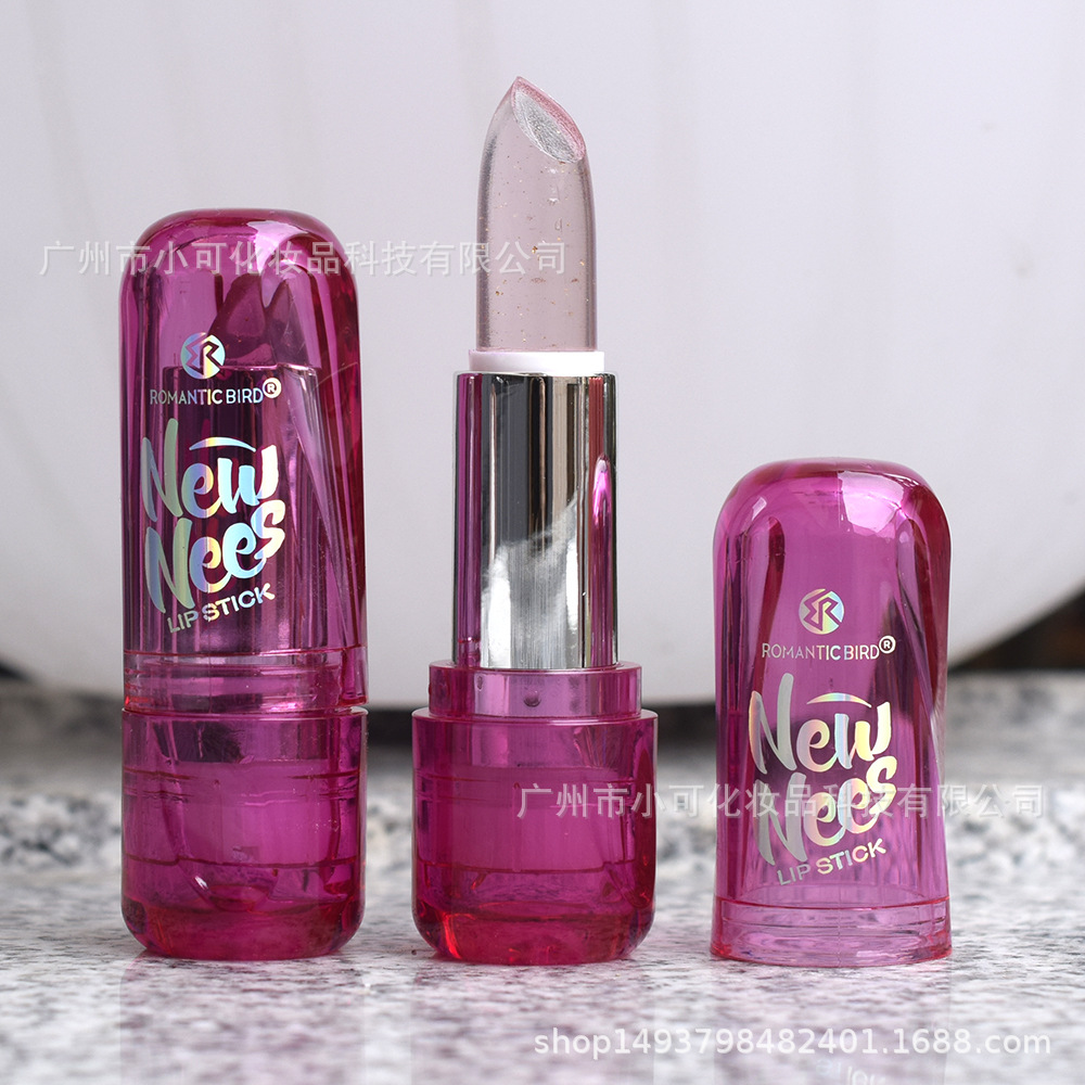 New export [ROMANTIC BIRD] R4714 Gold Foil color-changing Temperature Lipstick MAGIC LIPBALM Application Scenario