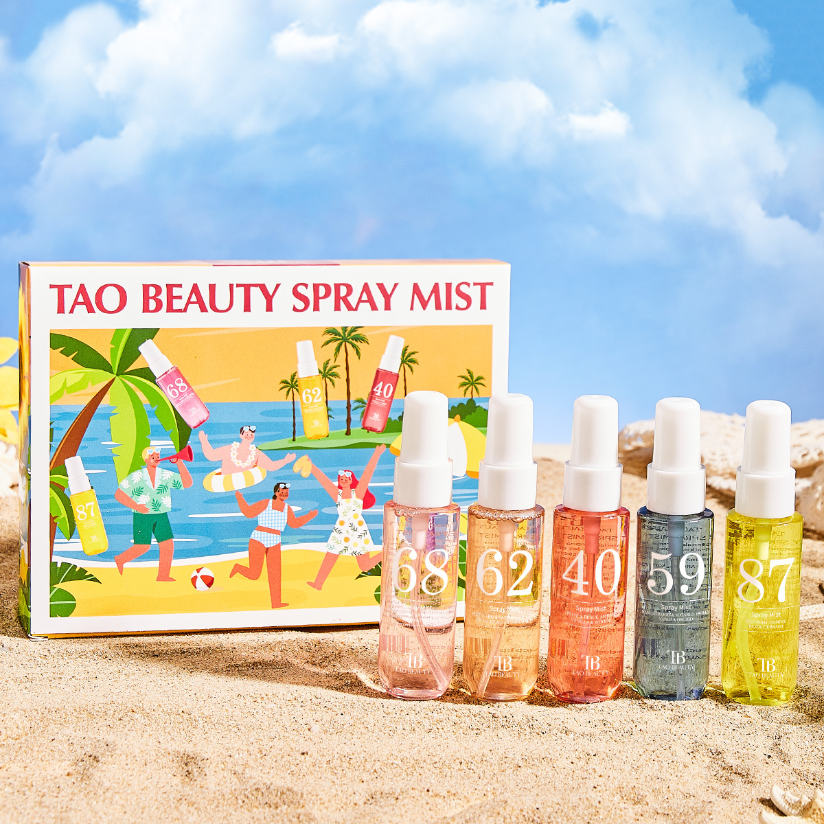 Cross-border exclusive Tao Beauty Digital Perfume Set, Alcohol-free Brazilian Body and Hair Long-lasting Fragrance full figure