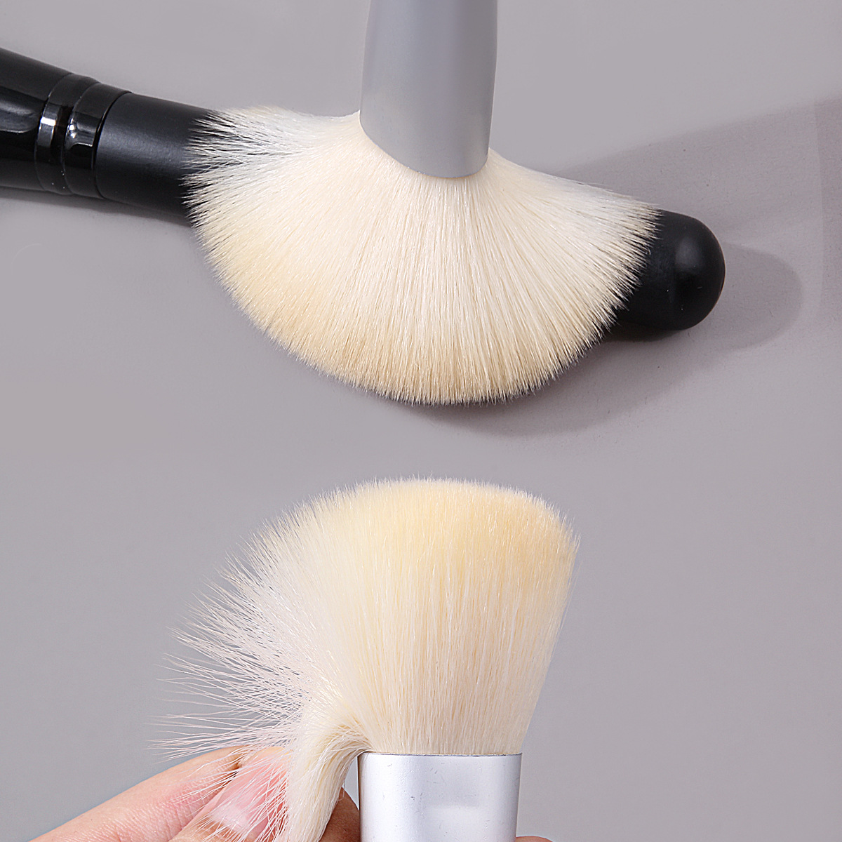 Beauty tools: Single blush brush, portable makeup brush, honey brush, soft bristles, no-makeup setting brush, wholesale in stock Specification drawing