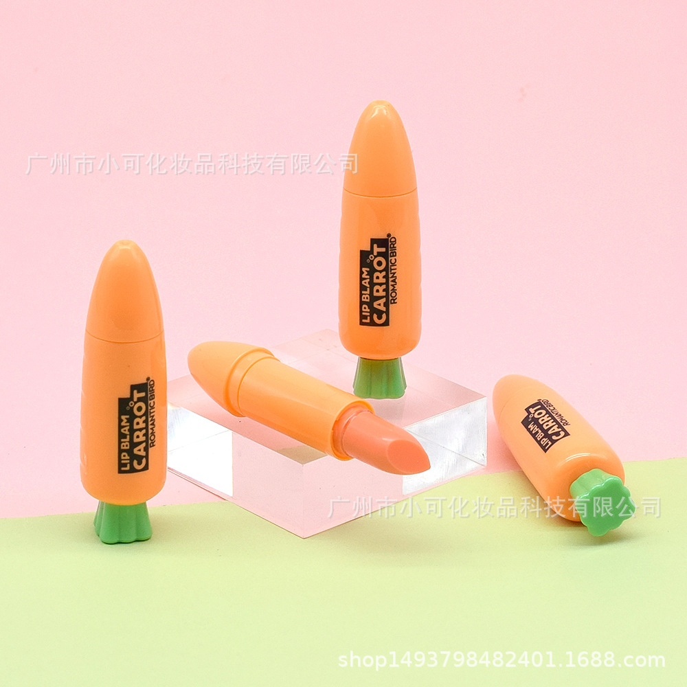 2,024 units for export [ROMANTIC BIRD] R4707 Carrot Colorless Moisturizing LIPBALM Item Picture