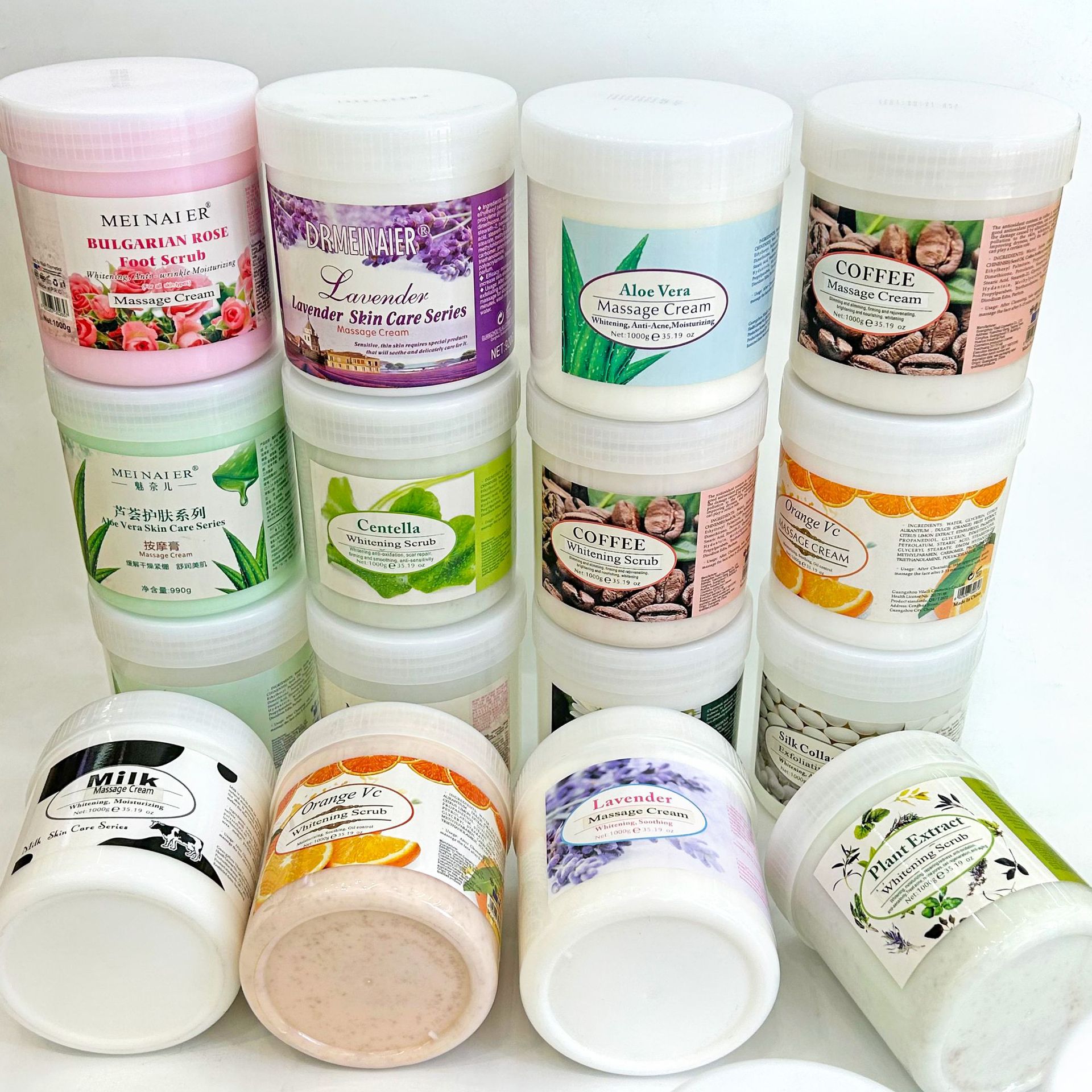 Cross-border Chamomile Massage Cream 1000g Firming and Repairing Natural plant Extract Face Cream wholesale for export full figure