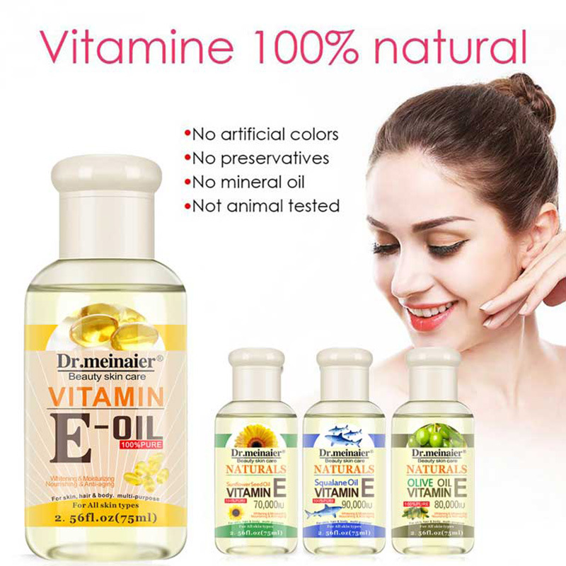 Cross-border exclusive supply of VE essential oil facial, body, hair care and massage oil, Sunflower VE plant oil BB Oil 75ml for export full figure