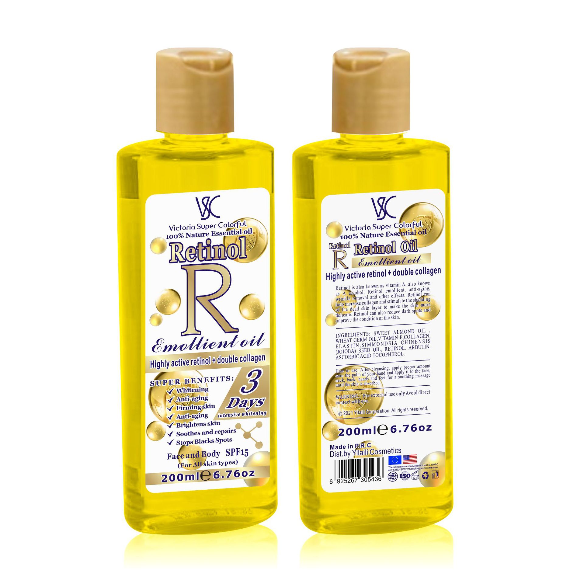 Wholesale of cross-border retinol essential oil Facial moisturizing oil, body massage essential oil and Moroccan argan oil hair care oil Item Picture