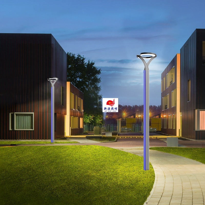 The 4-meter lighting street lamp project for the villa landscape in Yueya Bay Community, and the 3.5-meter outdoor garden aluminum courtyard lamp