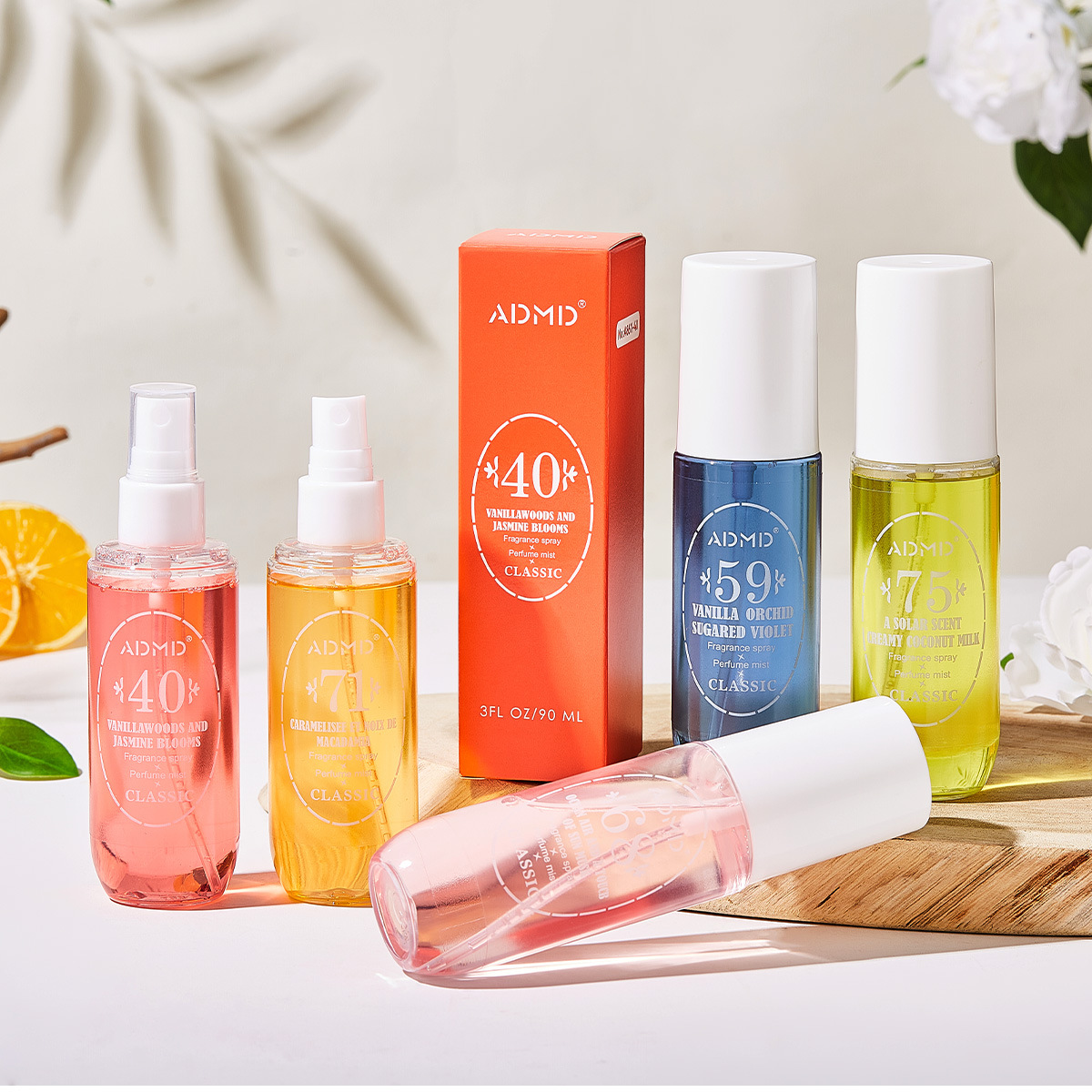 Cross-border exclusive perfume 90ML Hair and body perfume, fragrance spray, Amazon bestseller, alcohol-free from Brazil full figure