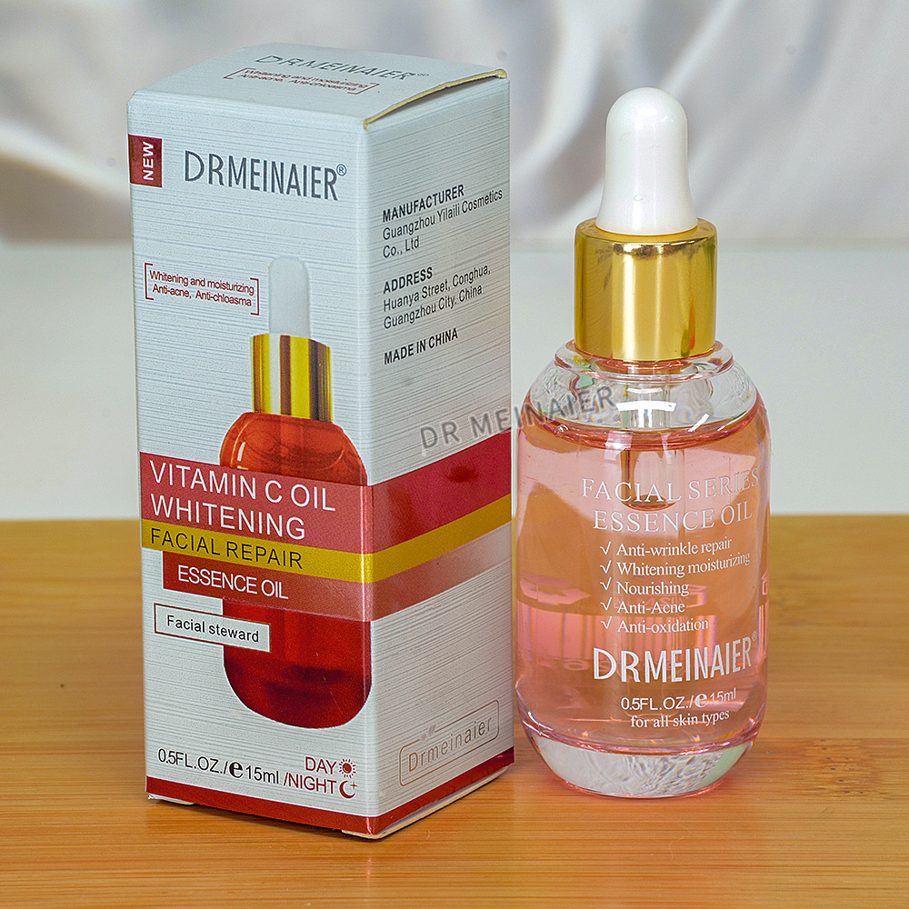 Cross-border exclusive V-face firming facial essence oil, pore shrinking, facial shaping, firming and brightening essential oil wholesale for export full figure