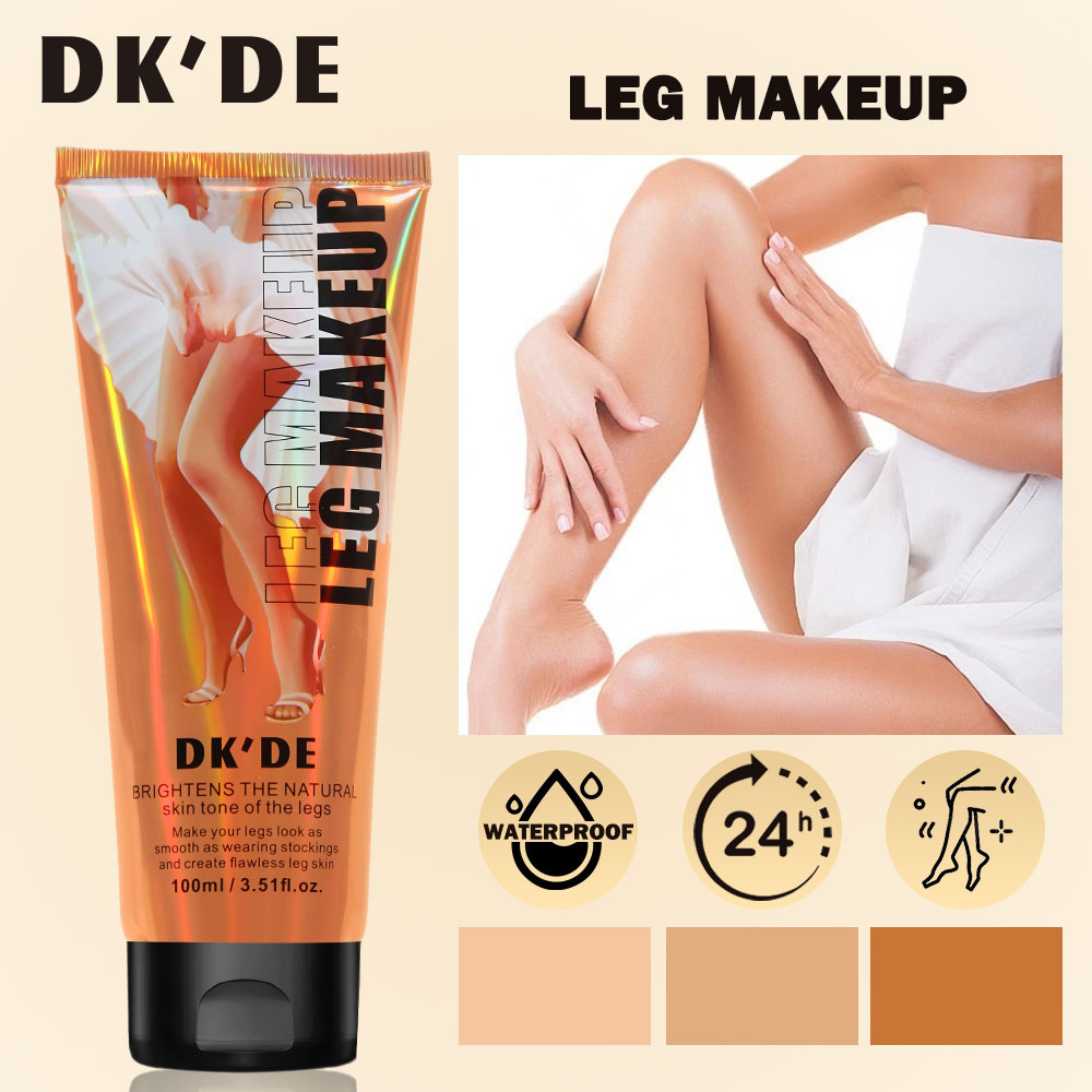 Cross-border exclusive DK'DE+ 3-color leg makeup, leg highlight makeup, concealer, even skin tone, brown details Picture