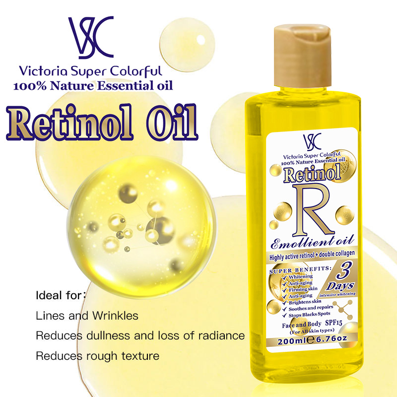 Wholesale of cross-border retinol essential oil Facial moisturizing oil, body massage essential oil and Moroccan argan oil hair care oil full figure