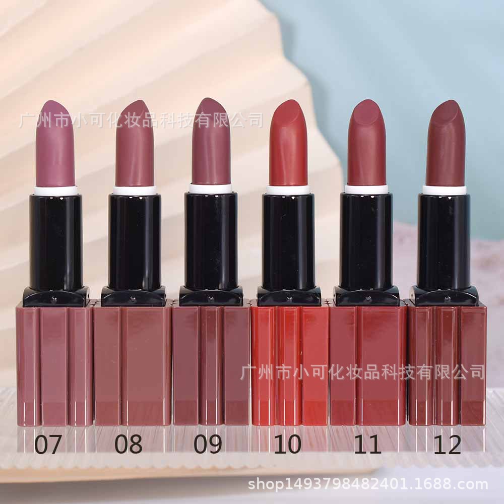 Only export [ROMANTIC BIRD] R4719 MATTE LIPSTICK Matte Lipstick Cross-border 12 colors Specification drawing