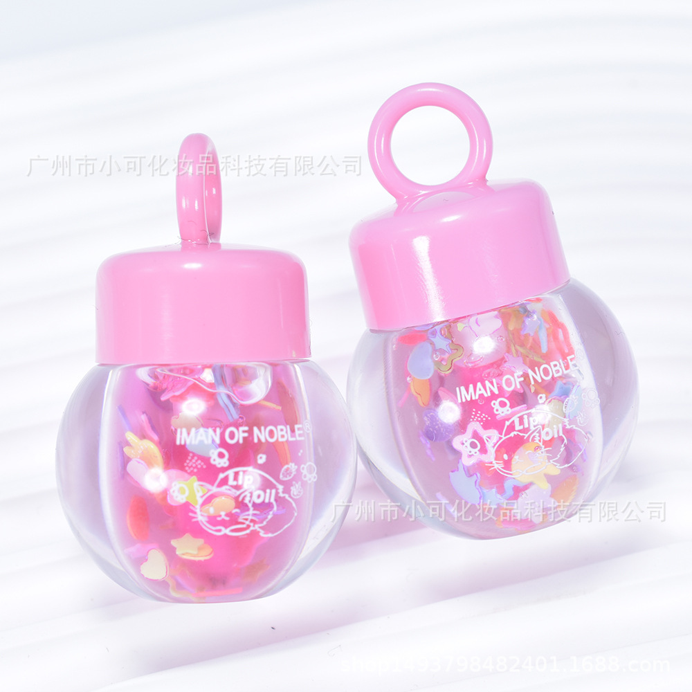 Only export [IMAN OF NOBLE] 7230 Cute INS Color-changing Moisturizing Lip Oil magic lipoil Application Scenario