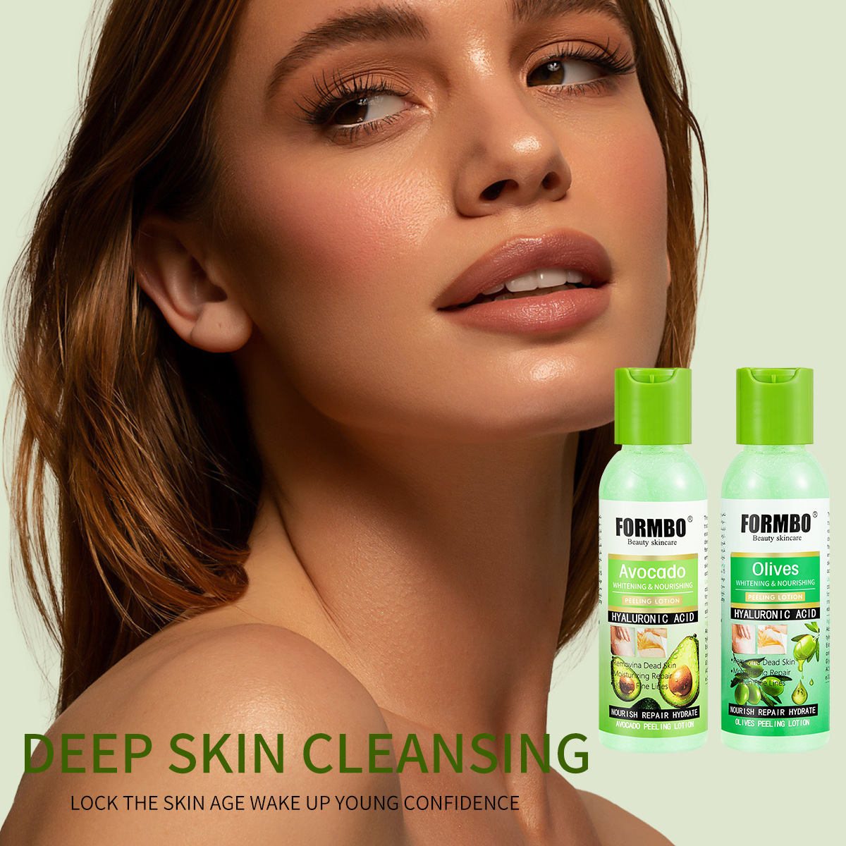 Cross-border FORMBO Exfoliating and Peeling Gel, full-body cleansing, repairing, moisturizing and nourishing, factory wholesale Application Scenario