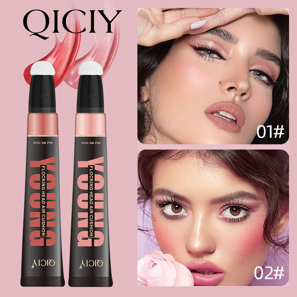 【 Cross-border Exclusive 】QICIY Cross-border Liquid Blush Natural Nude Feel Pure Desire Girlish Style Contouring Blush Wholesale full figure