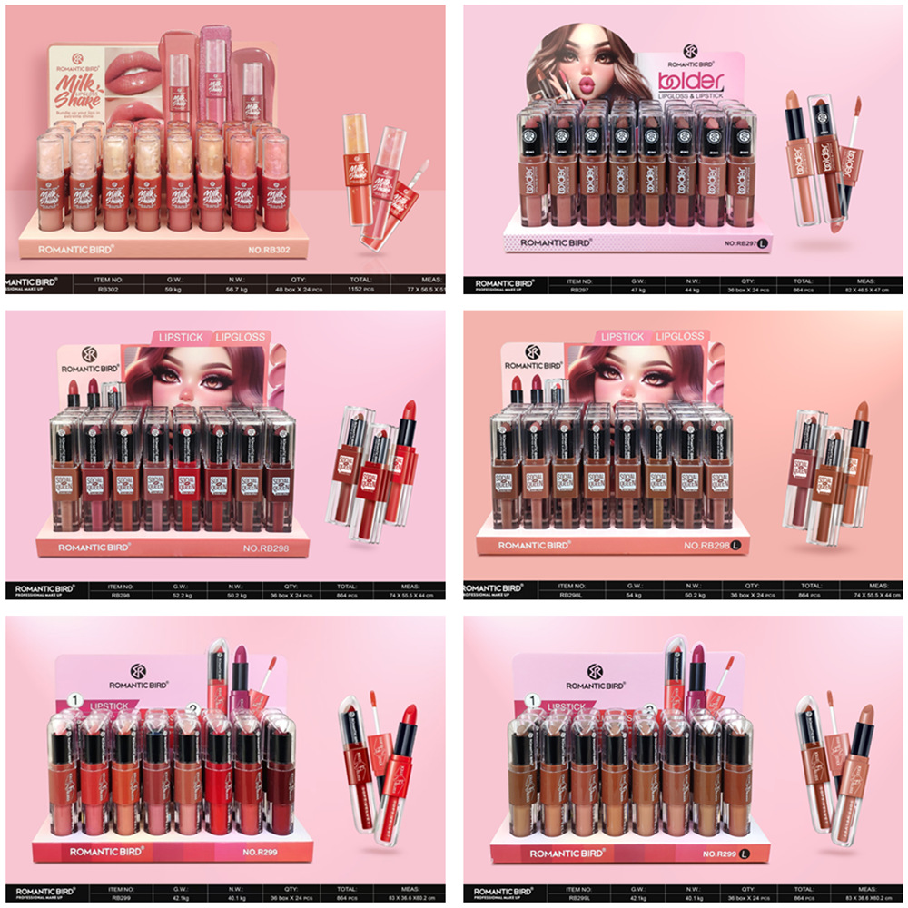 Only export collection [ROMANTIC BIRD] Red lip gloss mixed with lipstick LIPGLOSS matte finish full figure