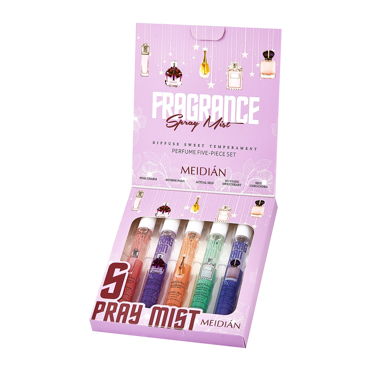 【 Cross-border Exclusive 】 Meidian Perfume Set, long-lasting fragrance, high-end feel, Amazon bestseller, Fresh and light scent Item Picture