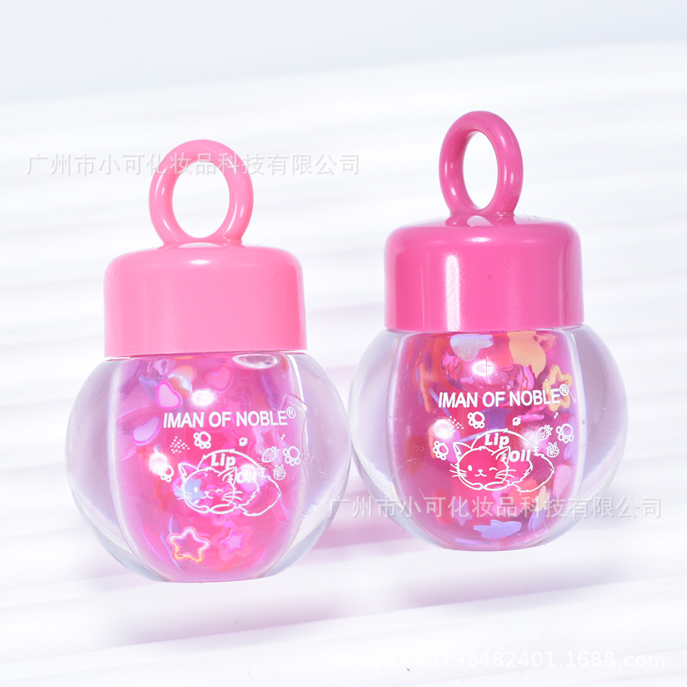 Only export [IMAN OF NOBLE] 7230 Cute INS Color-changing Moisturizing Lip Oil magic lipoil Specification drawing