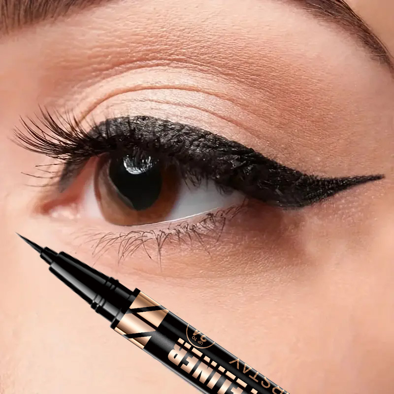 【 Cross-border Exclusive 】QICIY eyeliner Pen is waterproof, sweat-proof, quick-drying, long-lasting and does not smudge makeup. A bestseller in foreign trade details Picture