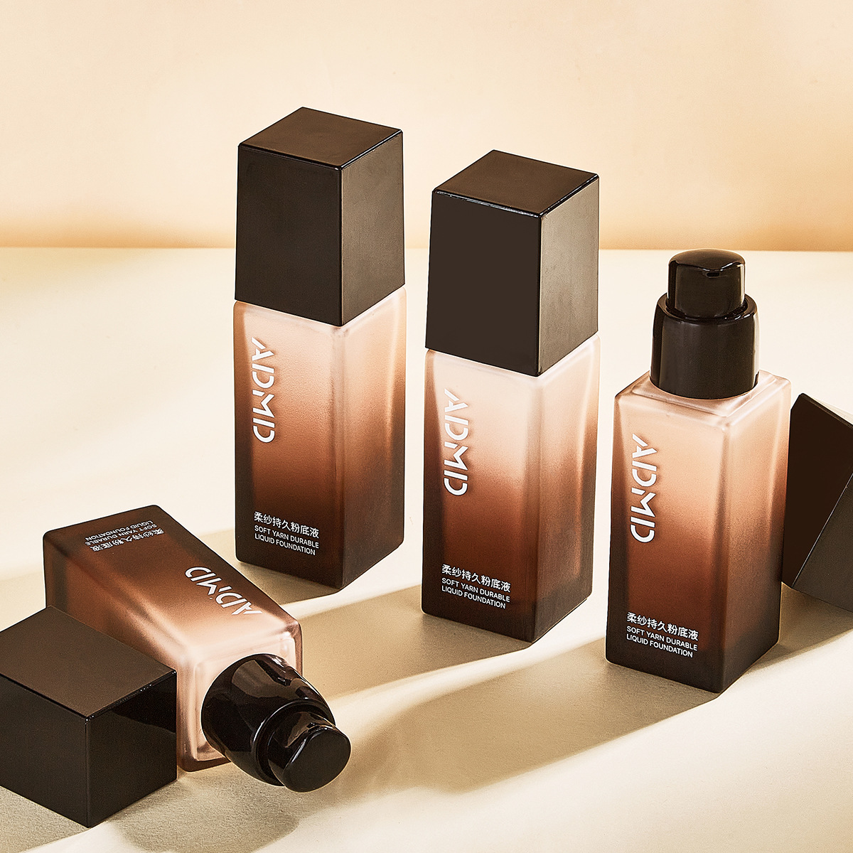 ADMD Soft Yarn Long-lasting Foundation is clear, oil-repellent, does not smudge, provides concealer and isolation, is lightweight and waterproof, and is a bb cream foundation for bare makeup full figure