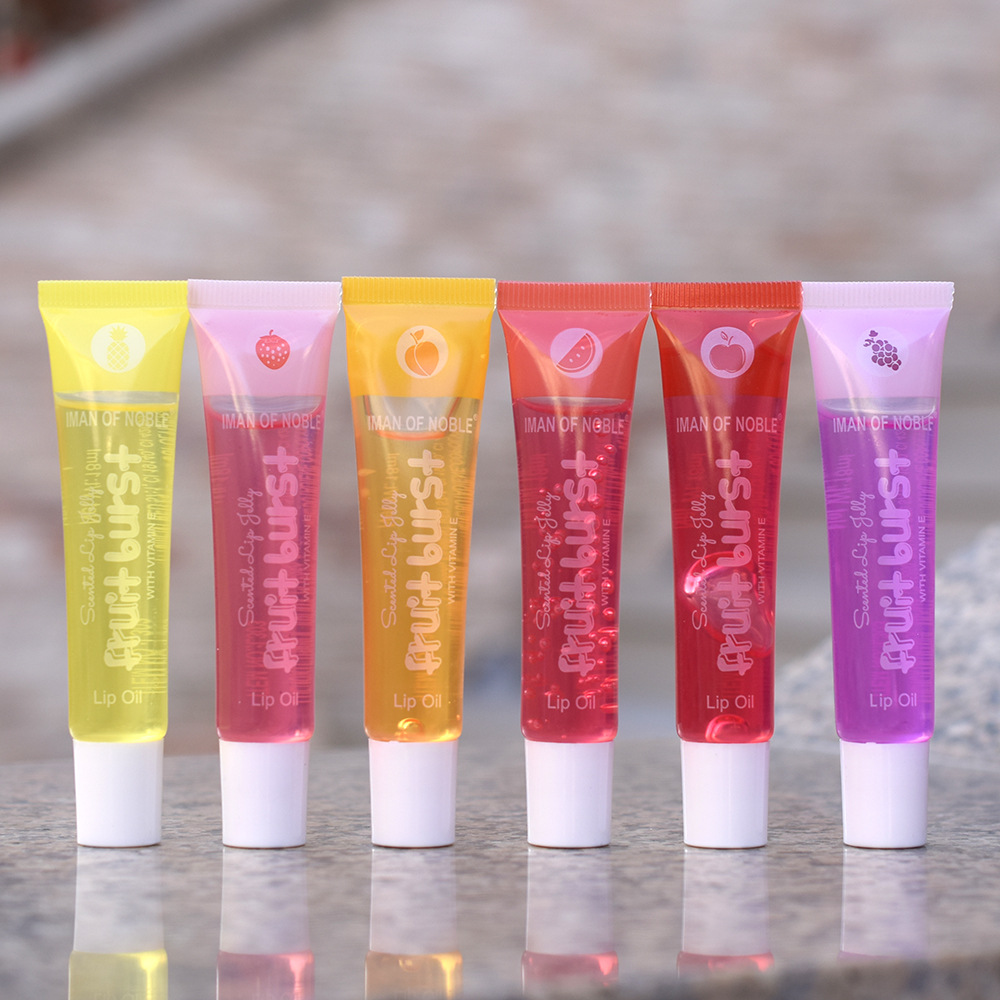 Fruit-flavored Clear Moisturizing Lip oil only for export [IMAN OF NOBLE] L303 Moisturizing Lip Gloss 18ML full figure