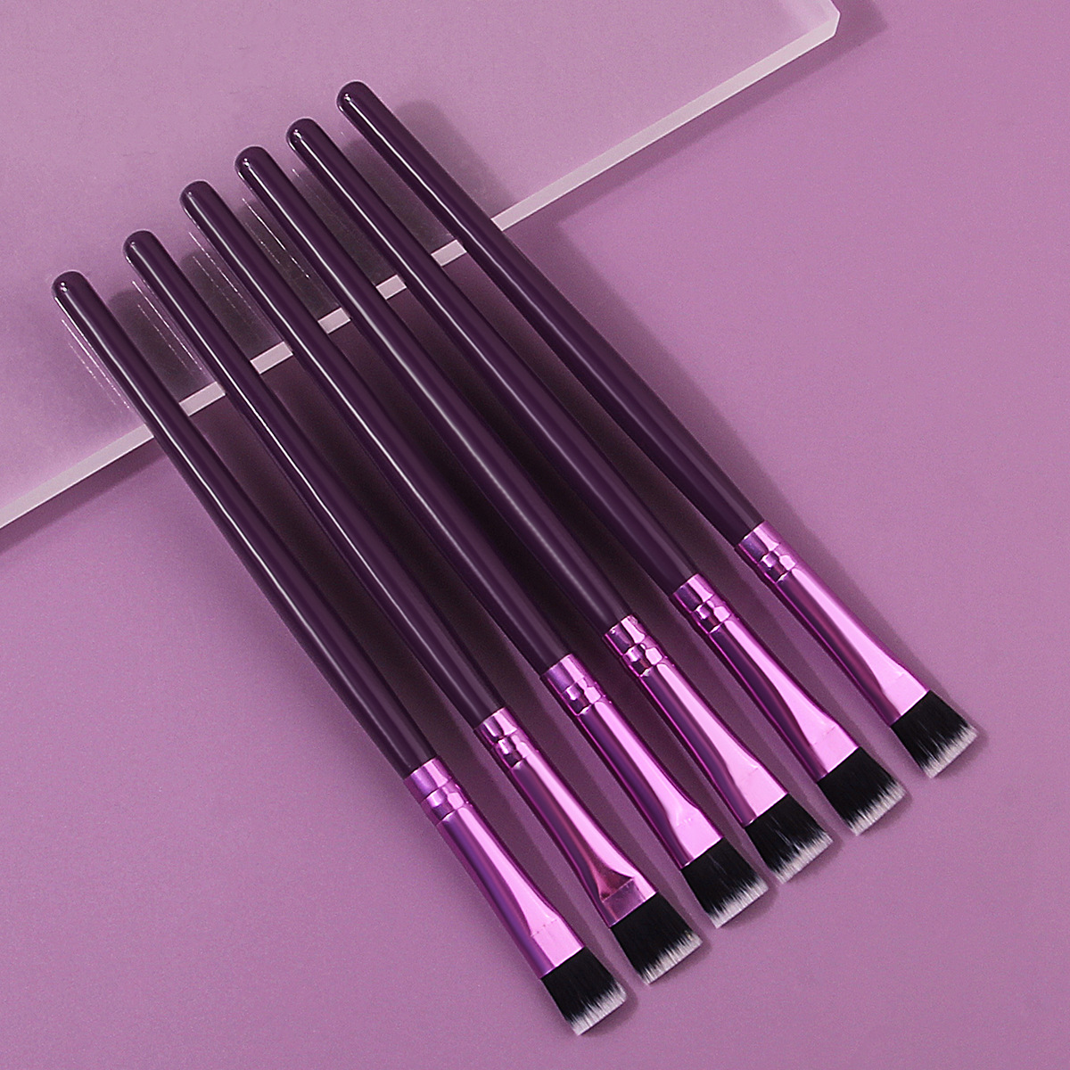 Cross-border best-selling eye makeup brush set, beginner's eyeshadow brush, concealer brush, flat eyebrow brush, beauty tools Specification drawing