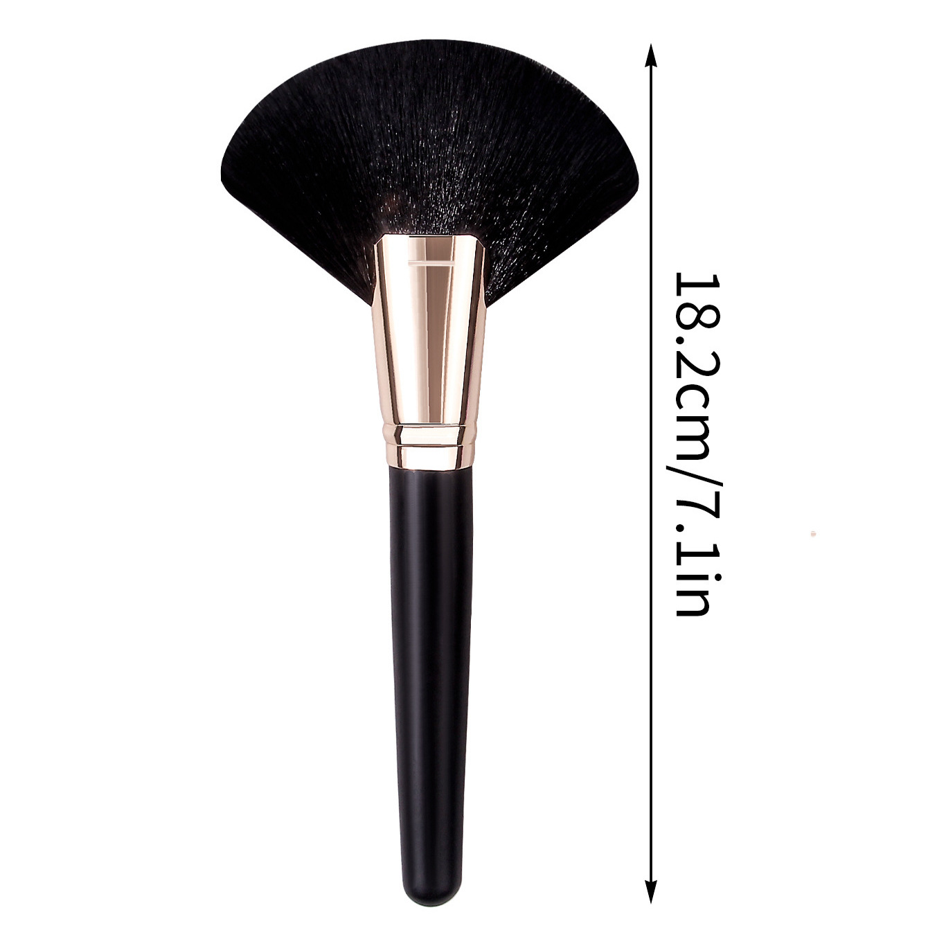 Single extra-large fan-shaped makeup brush, soft bristles, loose brush, multi-functional portable cleaning brush Application Scenario