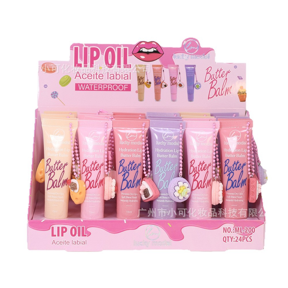 ML-200 Cake with Drop Tube Lip Gloss and Lip Oil LUCKY MODEL Outlet Moisturizing Hydrating Makeup LIPOIL Item Picture
