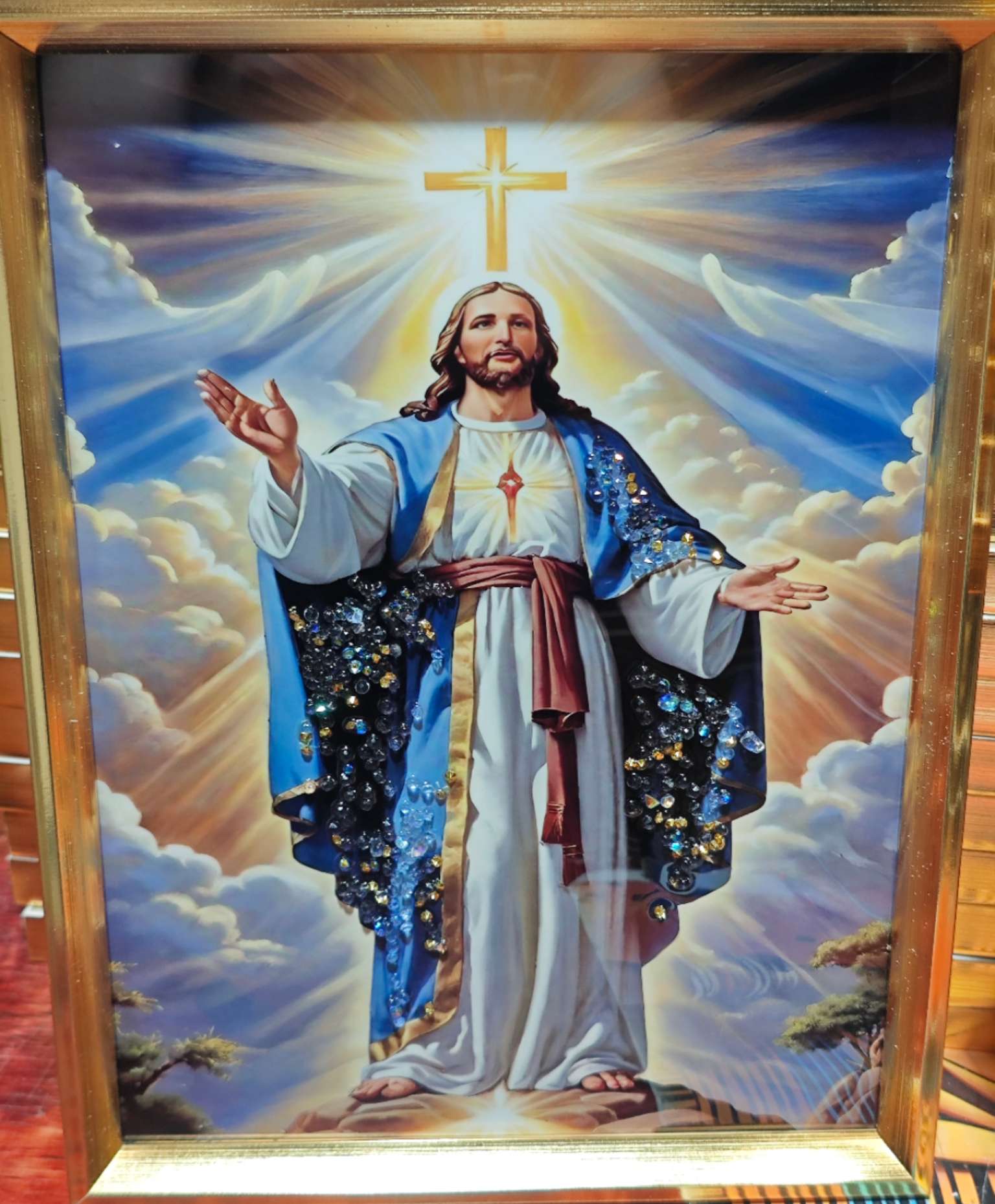 晶瓷画钻石画沙发画背景画立体画钻石画相框