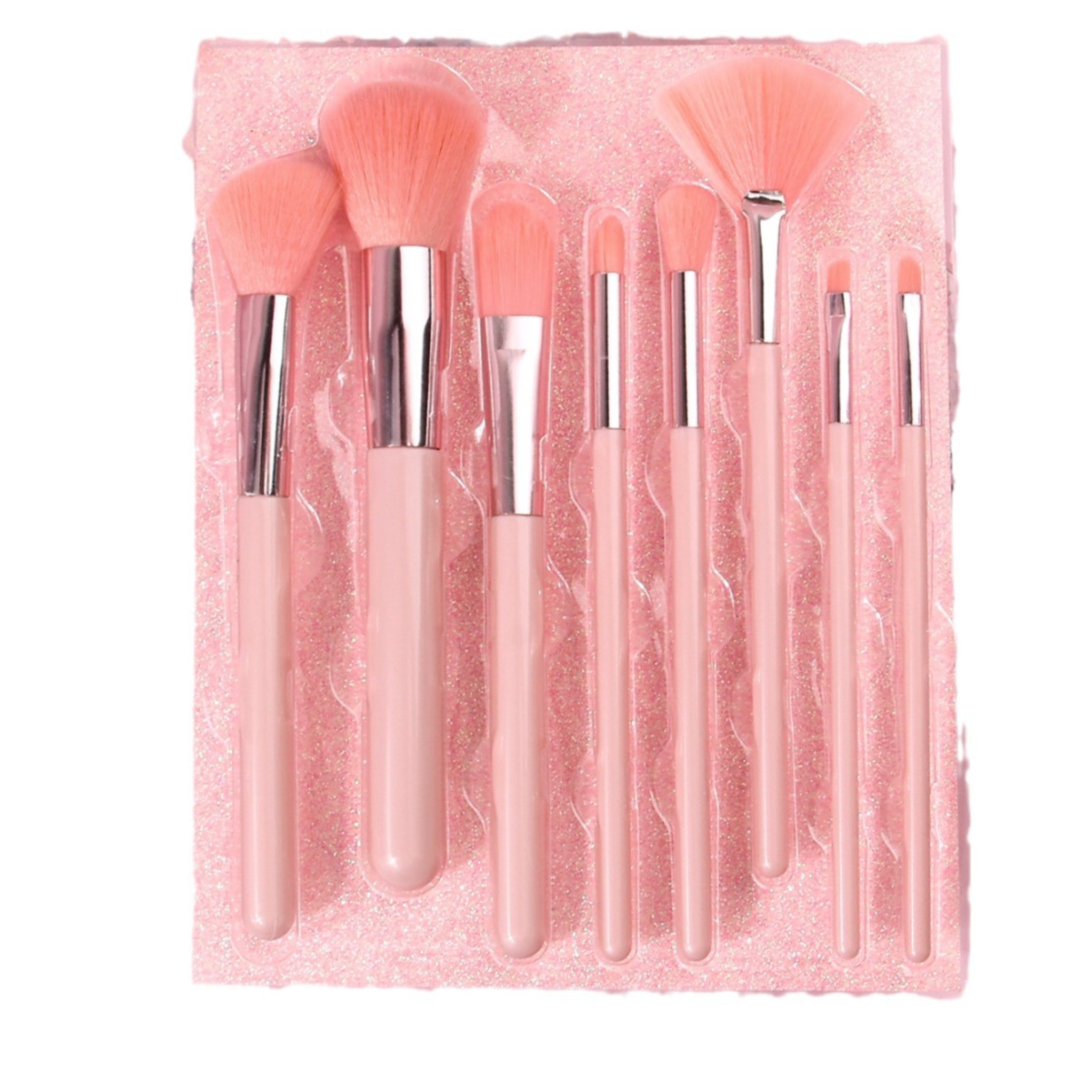 New cherry blossom powder gift box set of 8 makeup brushes, makeup eyeshadow powder and blush brushes in stock, professional makeup set brushes Item Picture