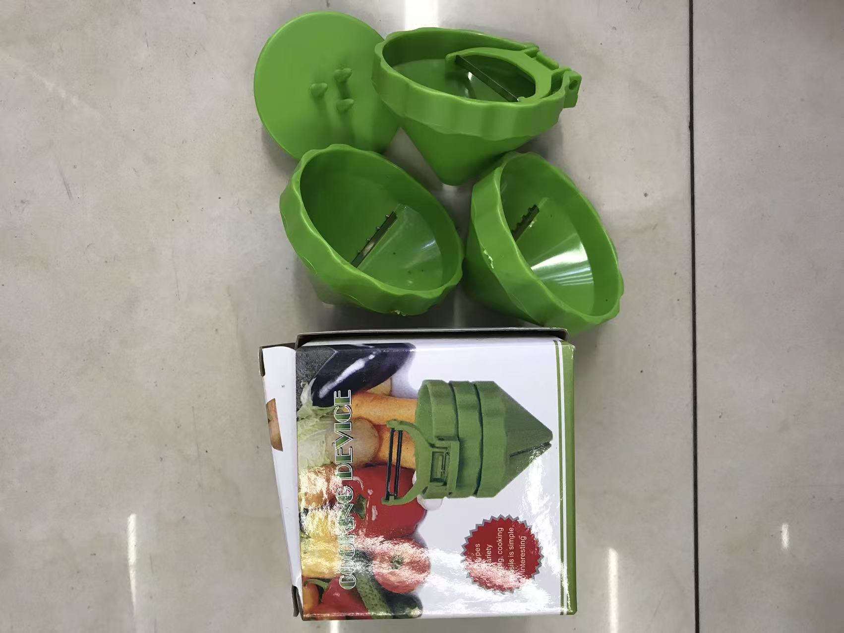Practical vegetable shredder, kitchen knife, creative kitchen gadgets, six-wheel scallion cutter