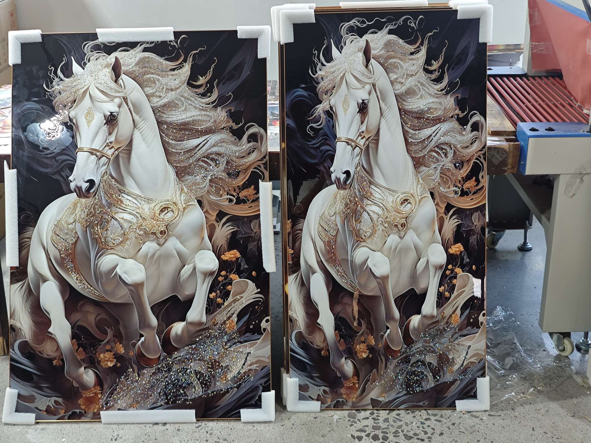 晶瓷画钻石画沙发背景画立体画钻石画详情图5