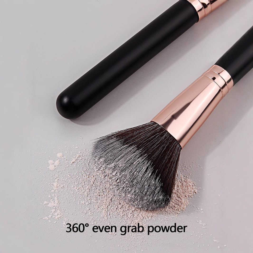 High-quality large-sized blush brushes, wood-handled makeup brushes, loose powder brushes, foundation brushes, and beauty tools in stock from the manufacturer Application Scenario