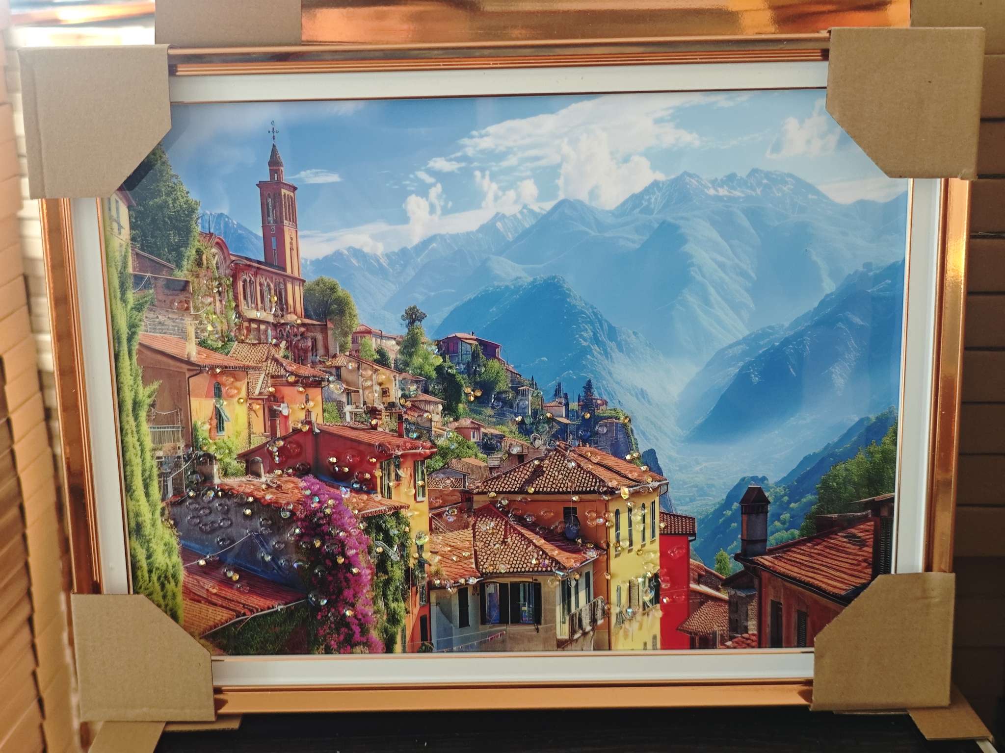 晶瓷画钻石画沙发画背景画立体画钻石画相框详情图9