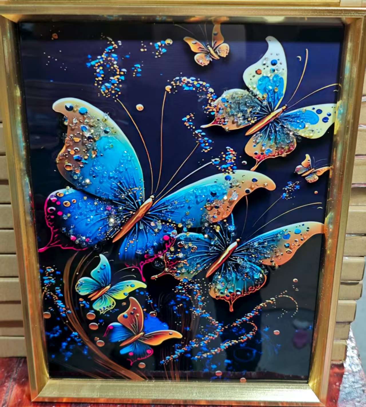 晶瓷画钻石画沙发背景画立体画钻石画详情图9