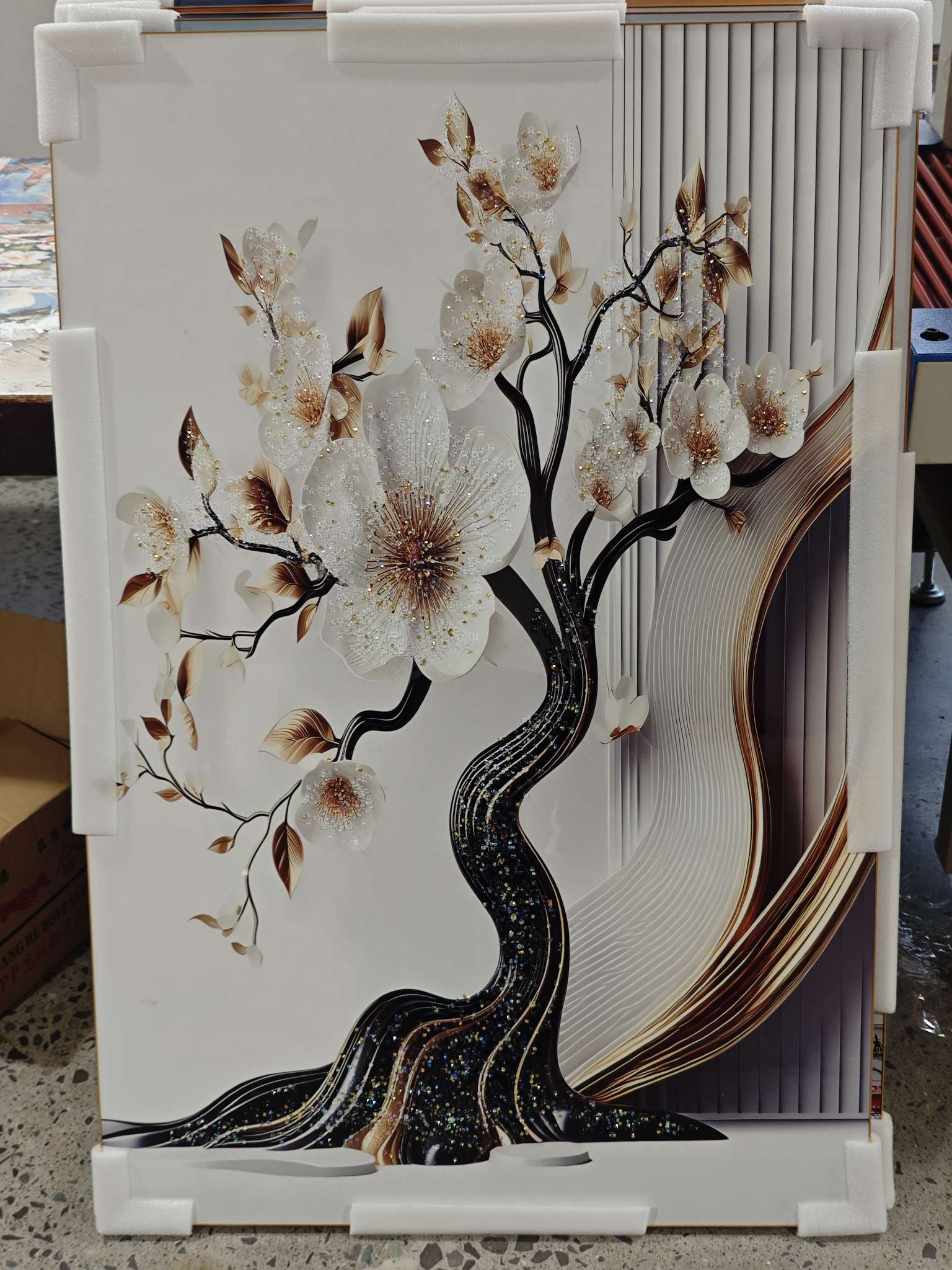 晶瓷画钻石画沙发背景画立体画钻石画详情图2