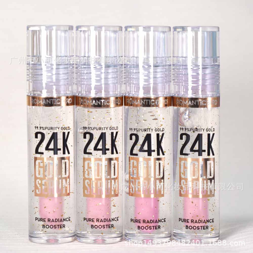 RB348 New ROMANTIC BIRD Gold Leaf Color-changing Moisturizing Lip Oil and Lip Gloss Magic lipoil Application Scenario