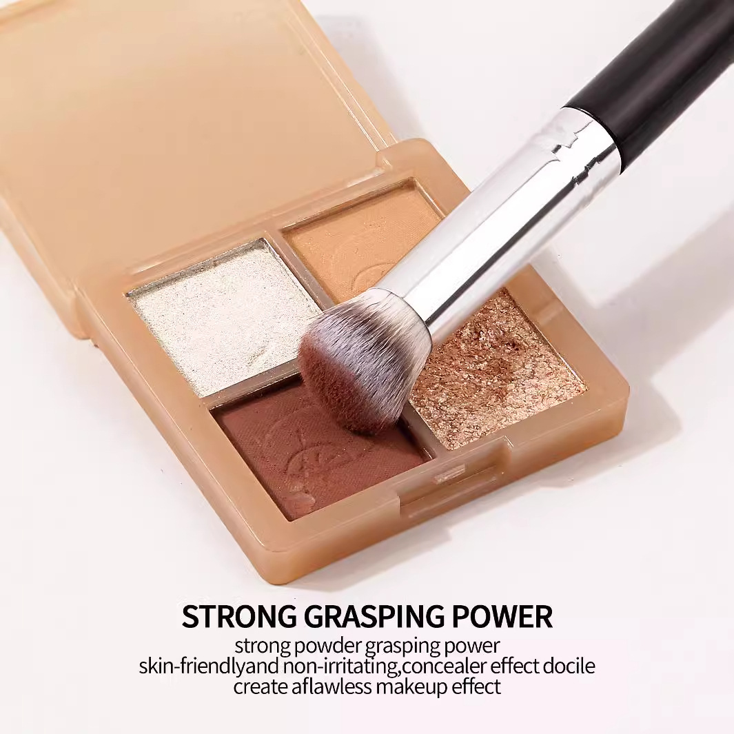 Invisible 270 Thumb Concealer Brush Foundation Brush for beginners, suitable for both men and women, Facial shadow Contouring Brush in long-term stock Specification drawing