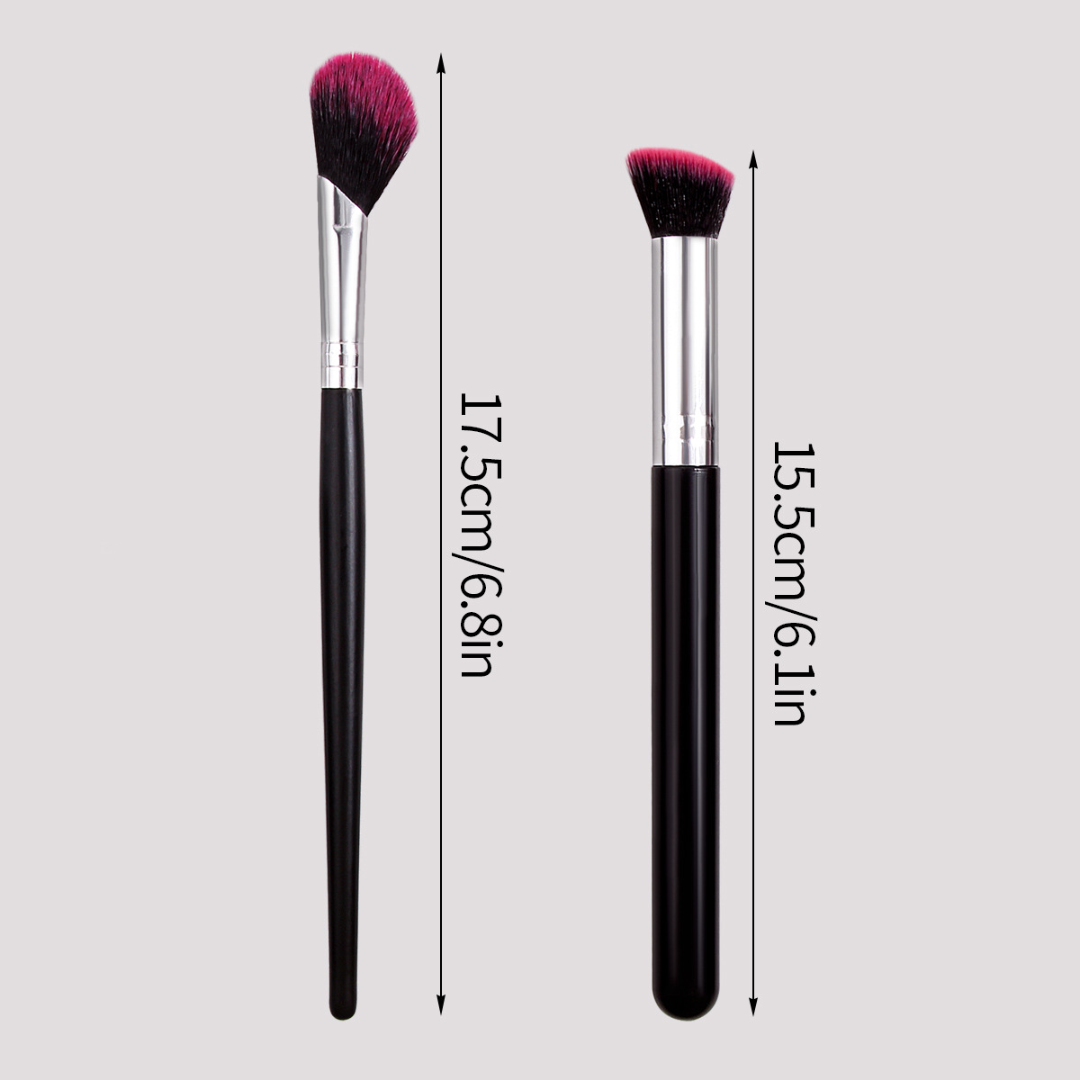 In stock: Half-leaf nose shadow brush, minor contouring brush, nose profile brush, highlight brush, round slanting concealer brush to cover eye bags and dark circles Application Scenario