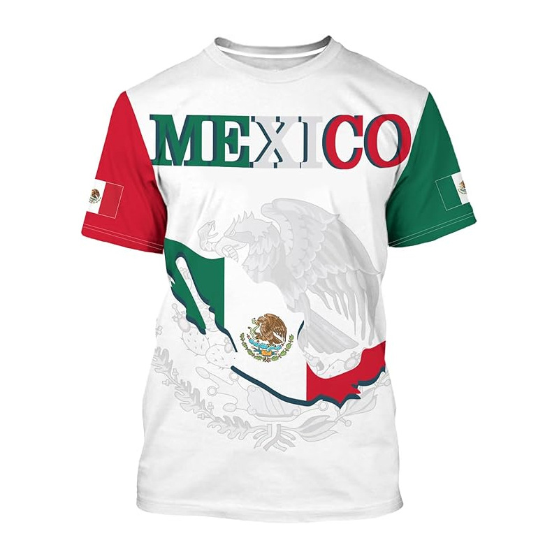 Chuangdong Flag 2026 World Cup Quick-drying fan T-shirt, mesh fabric round-neck football jersey, cheering sportswear customization Item Picture