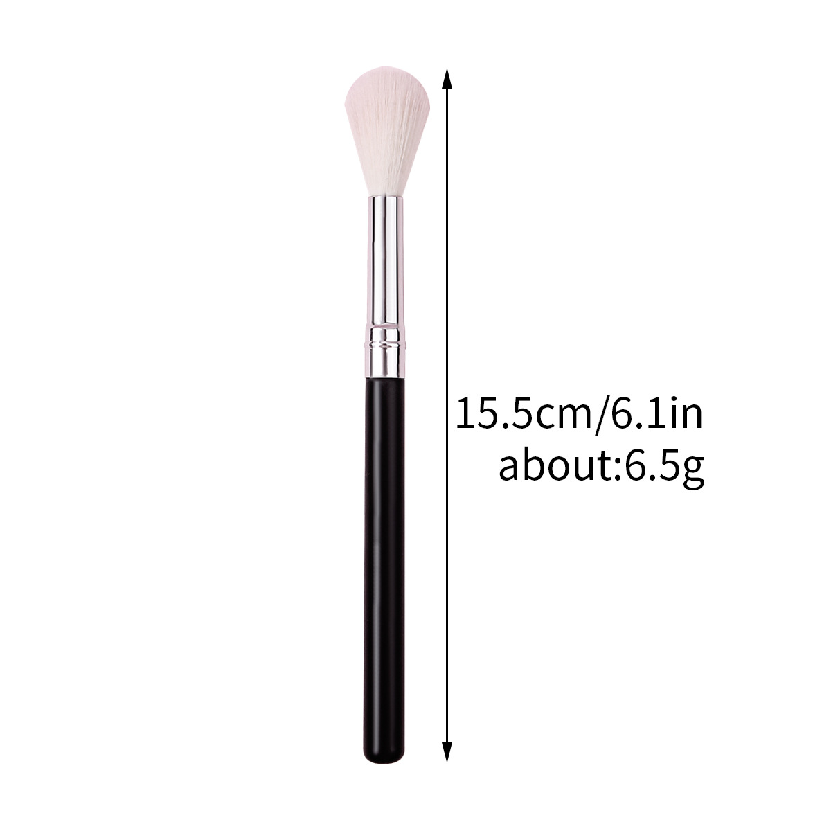 Wholesale of round-tipped single blush brushes, contouring brushes, nose profile brushes, eyeshadow brushes, highlight brushes and makeup brushes in stock Item Picture