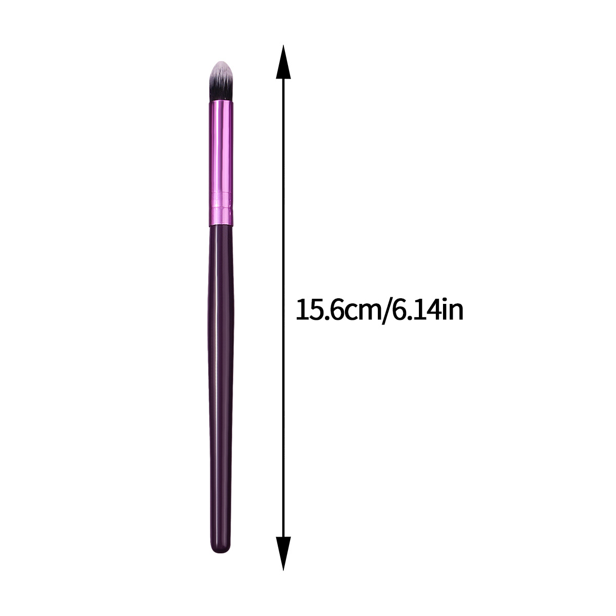 6-piece purple wooden-handled eyeshadow brush, soft bristles that don't prick the face, blending brush, high-gloss concealer, multi-functional makeup brush in stock Application Scenario