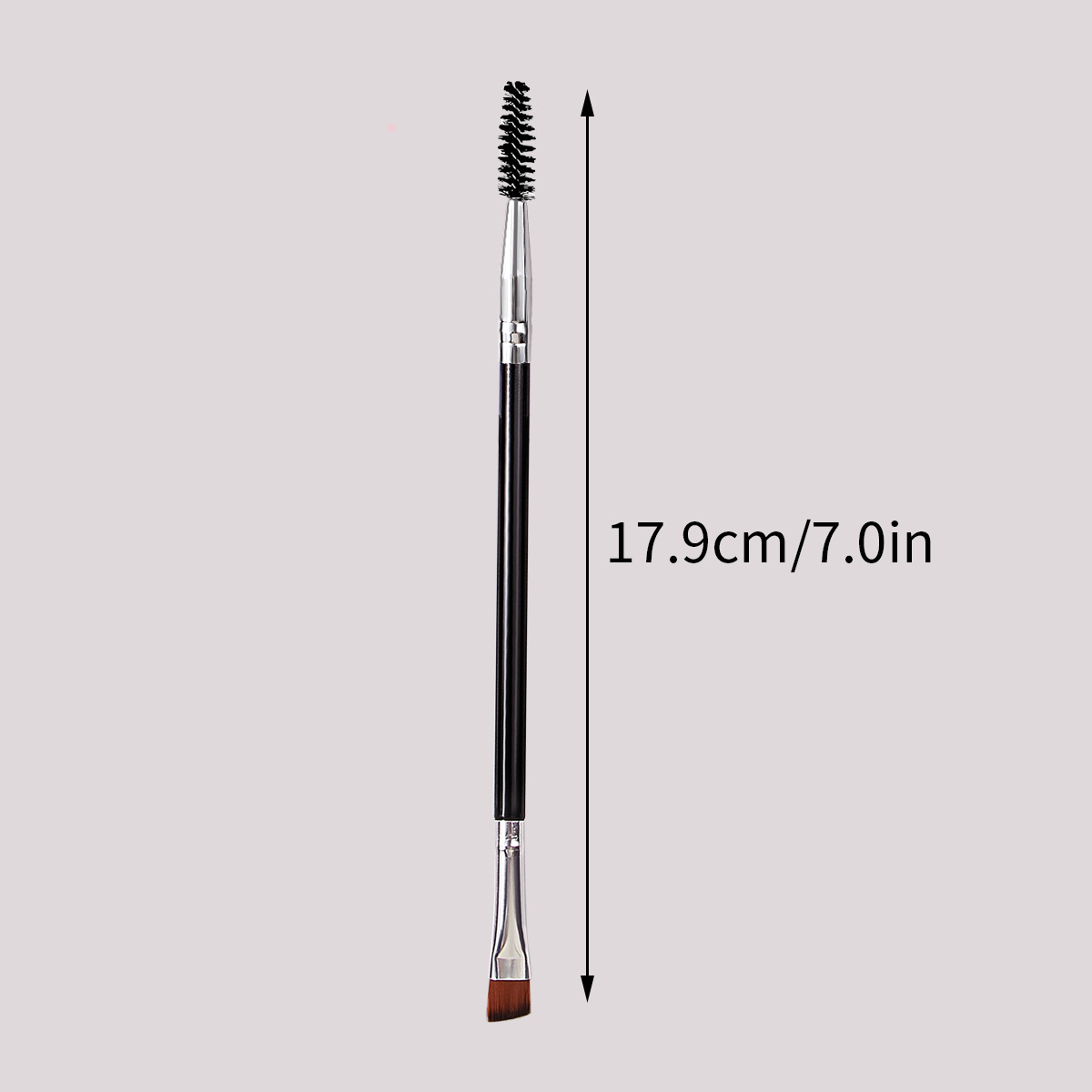 Hot-selling ultra-thin blade angled double-head eyeliner brush, eyebrow brush, spiral eyelash curl makeup brush, eyebrow comb brush in stock for foreign trade Application Scenario