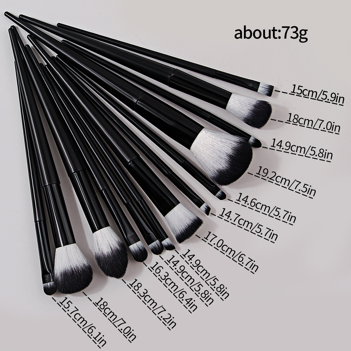 13 high-end makeup brush sets in stock, including loose powder brushes, contouring brushes, eyeshadow brushes, and portable full sets. Quick delivery Item Picture